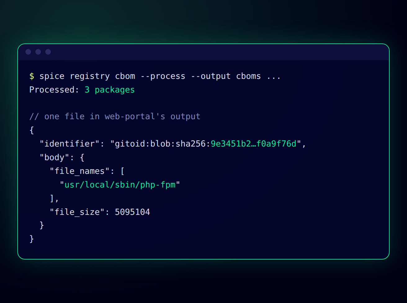 Record every file by its hash